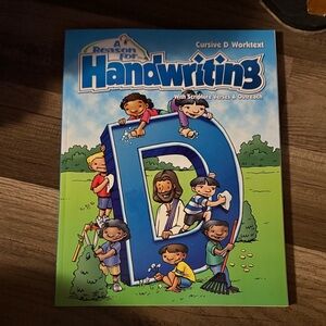 Handwriting Cursive D Worktext - Blue